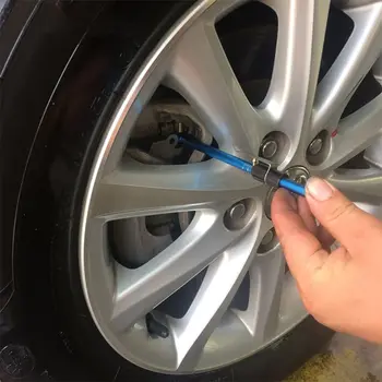 

2-in-1 Car Brake Pad Thickness Gauge and Tread Depth Detection Pen Garage Pre-MOT Measurement Tool #719