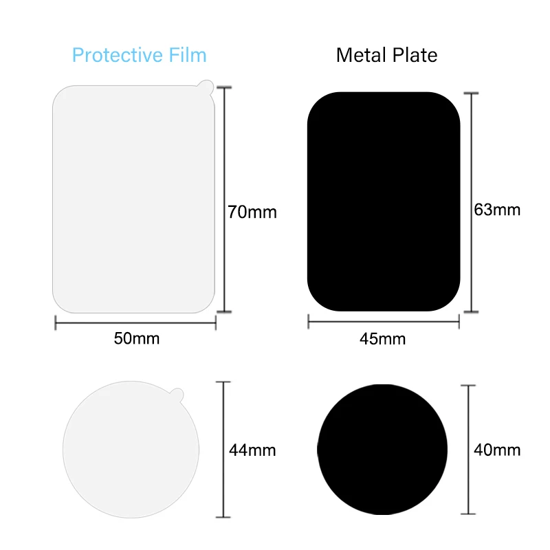Металлическая пластина для магнит мобильный сотовый телефон запасные части для замены держателя клейкую ленту 3м магнитный металлический лист в автомобильное крепление подставка для смартфона