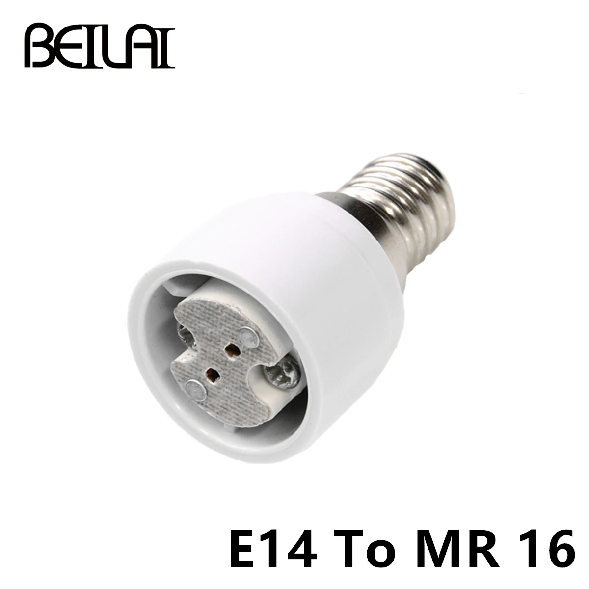 E27 для E14 MR16 GU10 конвертер светодиодный светильник для светодиодные лампочки RGB для подключения адаптера Материал огнеупорные адаптер держатель лампы - Испускаемый цвет: E14 To MR16