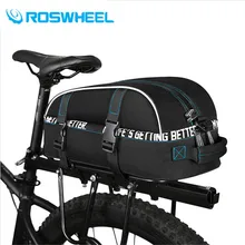 ROSWHEEL Bicycle Bag Multifunction 8L Bike Tail Rear Bag Saddle Cycling Bicicleta Basket Rack Trunk Bag Shoulder Handbag