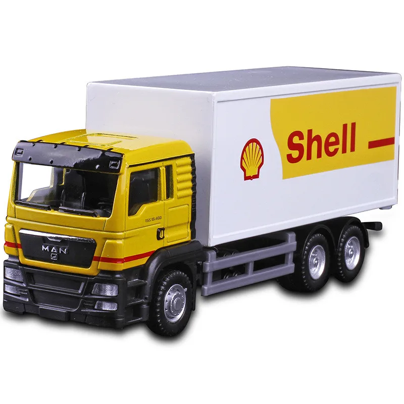 1: 64 литые транспортные средства, высокая модель контейнерных транспортных средств, инерционные игрушки для руления, детские развивающие игрушки