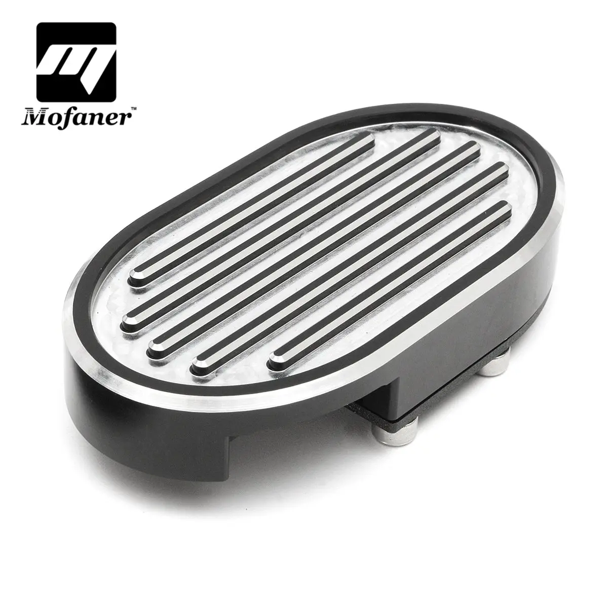 

Chrome Motorcycle Edge Billet Brake Pedal Pad Cover For Harley Dyna V-Rod Sportste 883 1200 CNC Aluminum
