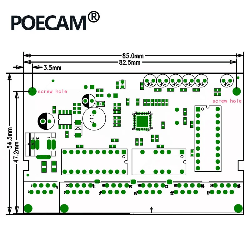 5 Порты и разъёмы 12V 15V Пассивный Poe коммутатора ethernet 10/100 Мбит/с коммутатор poe 4