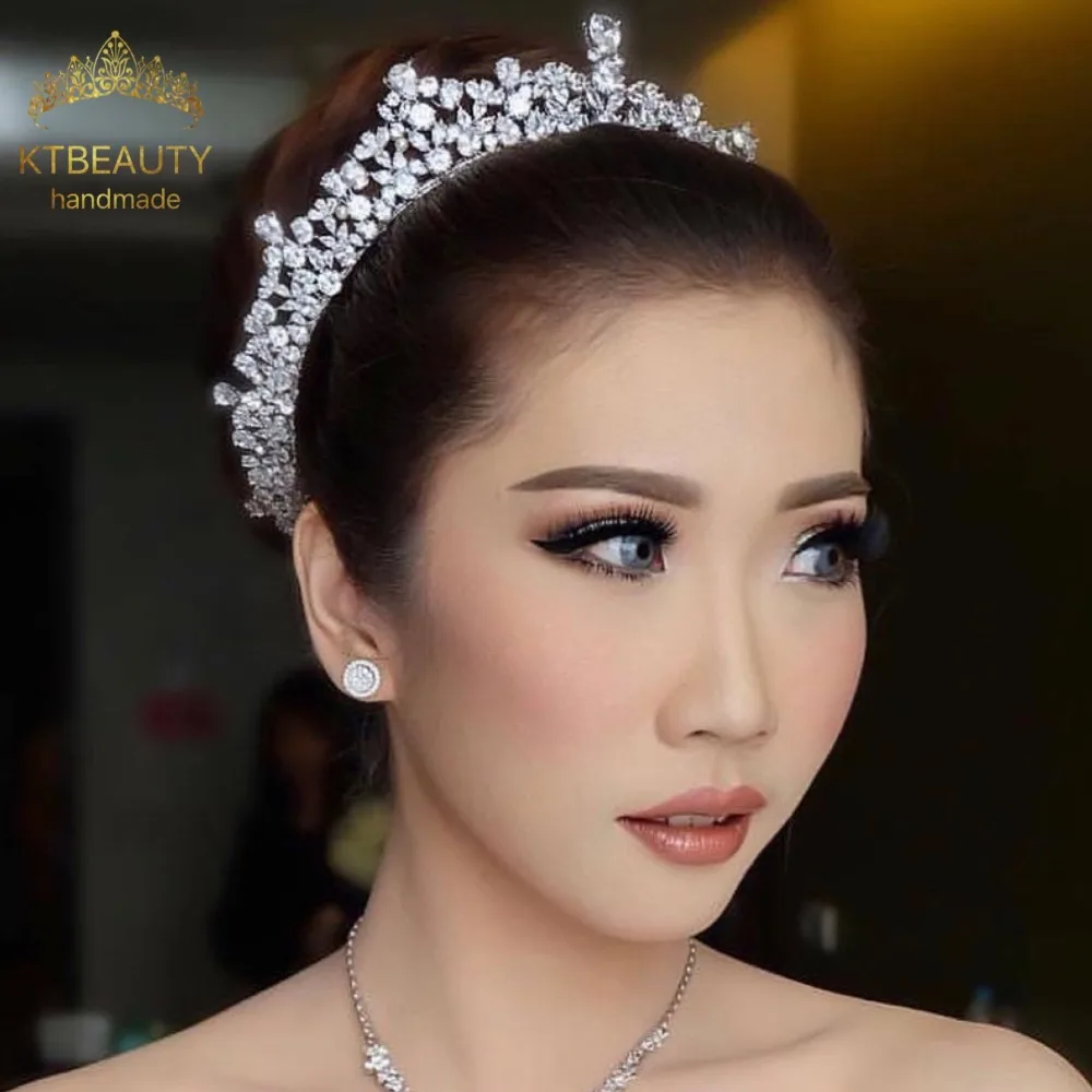 Buy DHL News Rhinestone Zirconna Tiara Silver Tiara