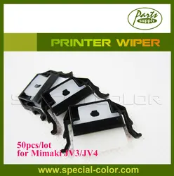 50 шт./упак. Mimaki JV3/JV4 очиститель для принтера резины Замена Комплект DX4 печатающей головки принтера Wipper
