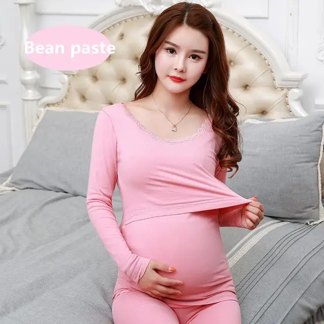 Buy Maternity Underwear Women Thermal Underwear Set
