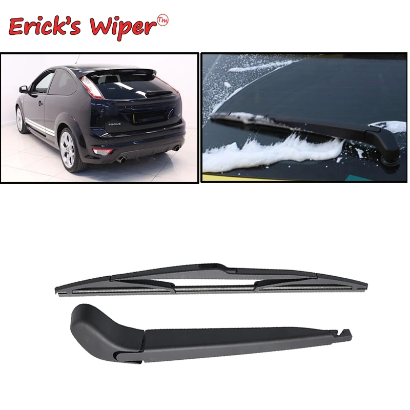 

Erick's Wiper 14" Rear Wiper Blade & Arm Set Kit Fit For Ford Focus 2 MK2 Hatchback 2004-2011