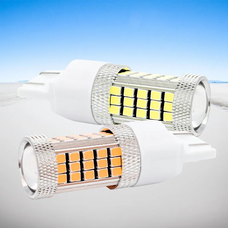 

2pcs T20 7443 W21/5W 2835 LED Yellow Red White Car Tail Led Bulbs 21/5W Brake Lights auto Fog Lamps Daytime Running Light 12V 2X