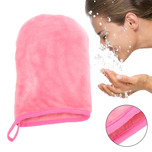 1 pc Beauty Reusable Microfiber Facial Cloth Face Towel Makeup Remover