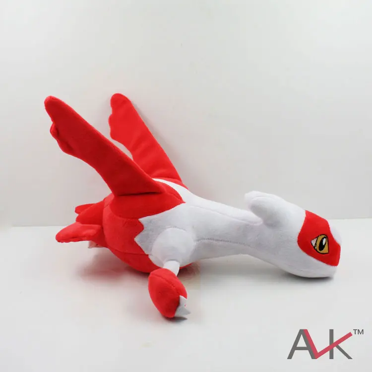 Плюшевые игрушки Красный Latias синий Latios Мягкая кукла аниме мультфильм игрушка около 30 см/12"