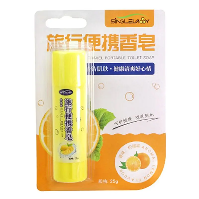 

Portable Craetive Small Scented Soap Stick Hand Washing Clean Travel Camping Tool Supply