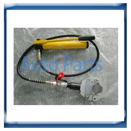 Foot operated Hydraulic A/C Hose Crimper tool kit