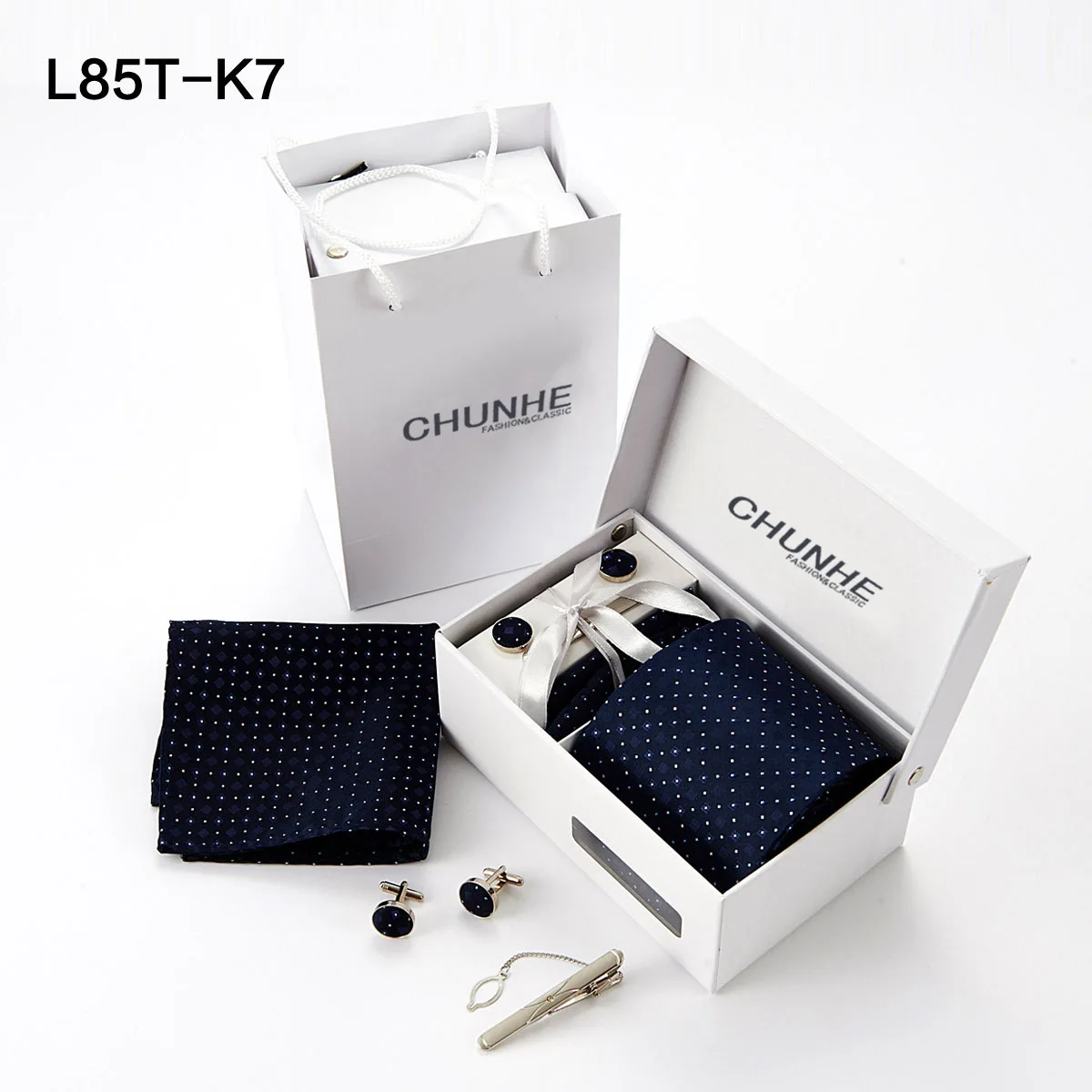 K7 8,5*14,5 см бизнес дела саржевый галстук мужской галстук подарки для мужчин Мужская одежда и носовые платки аксессуары галстук - Цвет: K7
