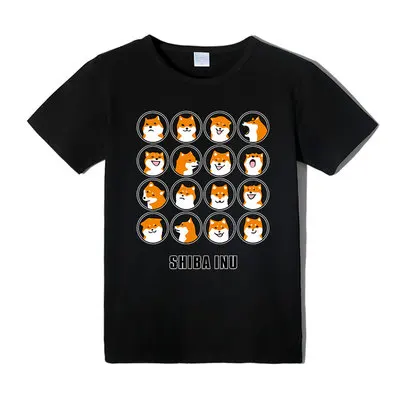 Футболка для косплея DOGE shaba inu аниме косплей футболка летние собаки футболки для студентов