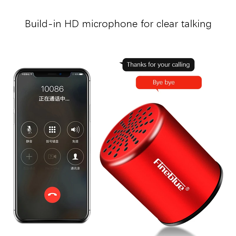 MK-10 TWS Speaker | AstroSoar Portable Wireless Bluetooth Stereo Bass Speaker with Metal Shell