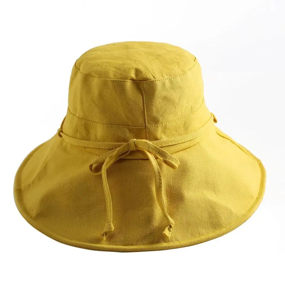

2019 simple Women Hindawi Summer Sun bike riding Hat Upf + 50 Suogry Reversible Folding Hat Beach Broad Brim Hat Cap