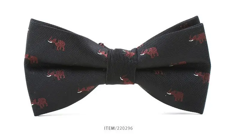 Mantieqingway Формальные полиэстер Bowties для Для мужчин с животным принтом галстук-бабочку мультфильм и рыба и автомобиля Галстуки Галстук для