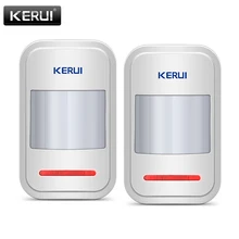KERUI – capteur de mouvement PIR sans fil, antenne intégrée, 433MHz, pour système d'alarme domestique GSM/PSTN