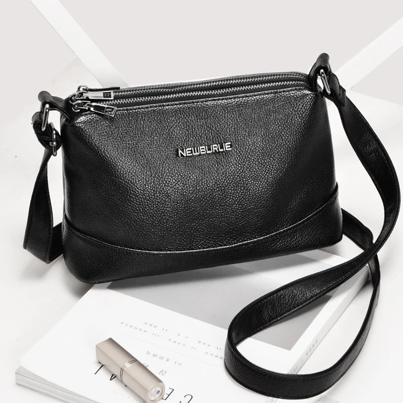 

New Burlie small shoulder bag for women messenger bags ladies retro Soft PU leather fashion handbag purse female crossbody bag