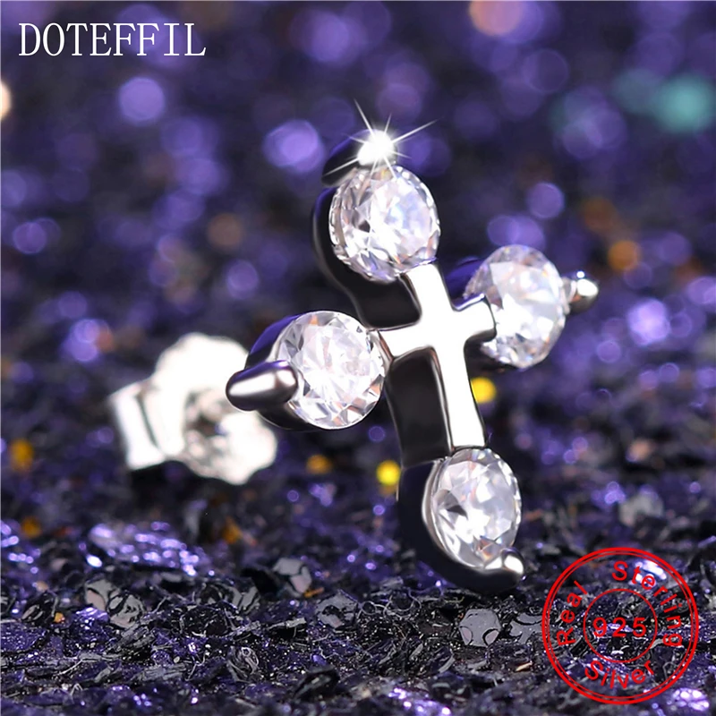 Женские серьги гвоздики из серебра 925 пробы с фианитами|cz stud earrings|stud earringswomen earrings |