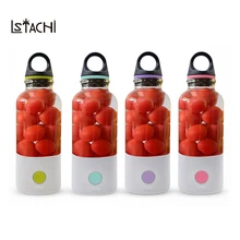 LSTACHi USB аккумуляторная мини портативная соковыжималка бутылка Электрический блендер для фруктовых соков ручной Лимон овощей смузи соковыжималка