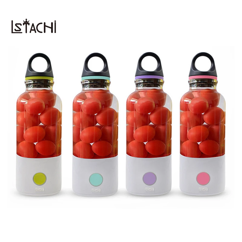

LSTACHi USB Rechargeable Mini Portable Juicer Bottle Electric Fruit Juice Blender Handheld Lemon vegetable Smoothie Squeezer