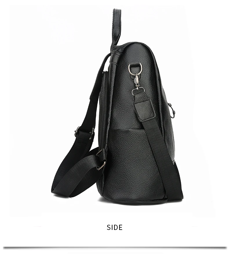 Элегантный женский высококачественный кожаный рюкзак, многофункциональный рюкзак для женщин, сумка для книг, противоугонная дорожная сумка, Sac A Dos XA493H