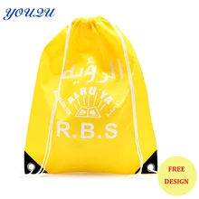 15 цветов, рекламная сумка на шнурке, сумка из полиэстера с логотипом на заказ