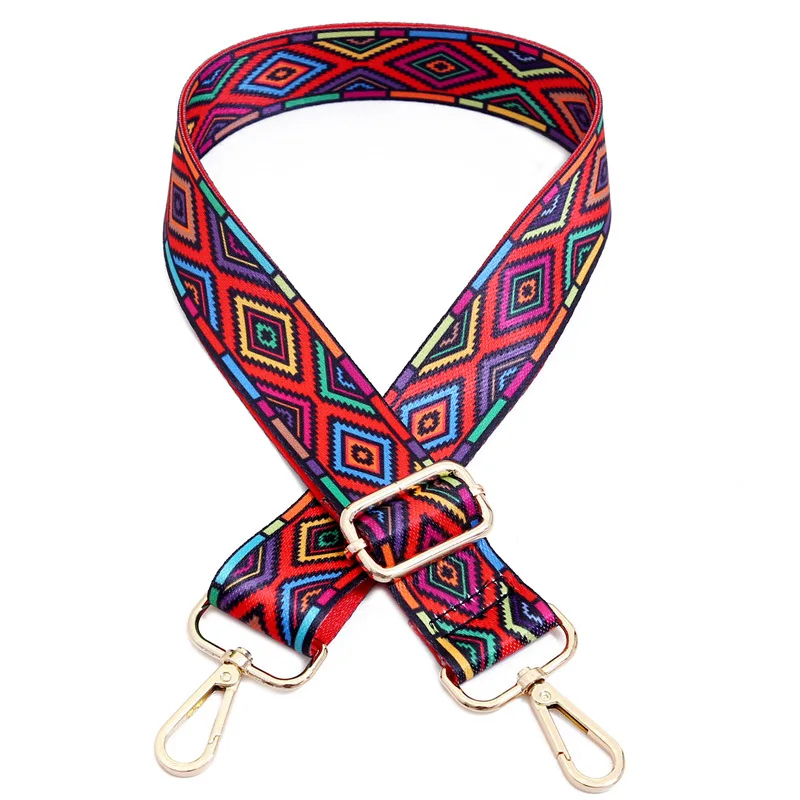 Nylon Belt Bag Straps Rainbow Obag Accessories Adjustable Wide Strap for Women Shoulder Messenger Bags Obag Handle Handbag Strap