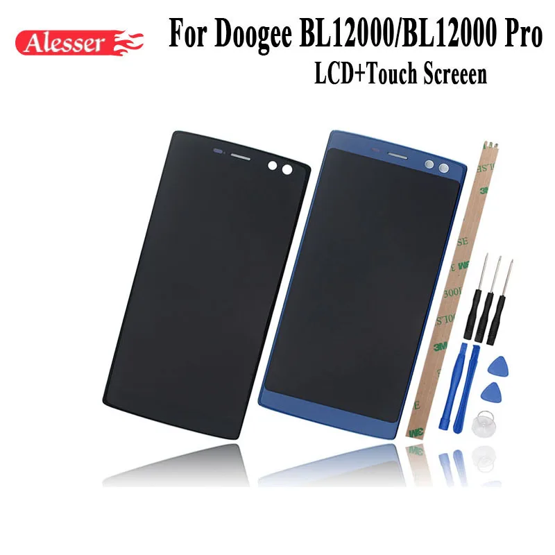 

Alesser For Doogee BL12000 BL12000 Pro LCD Display +Touch Screen Assembly Repair Replacement Accessories +Tools +Adhesive