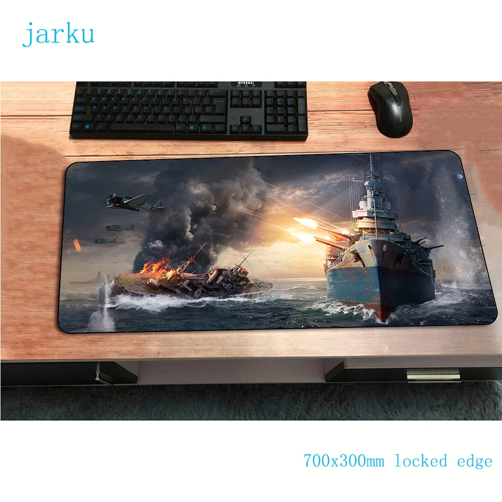 Игровой коврик для мыши world of warship 700x300x3 мм|Коврики мышей| |