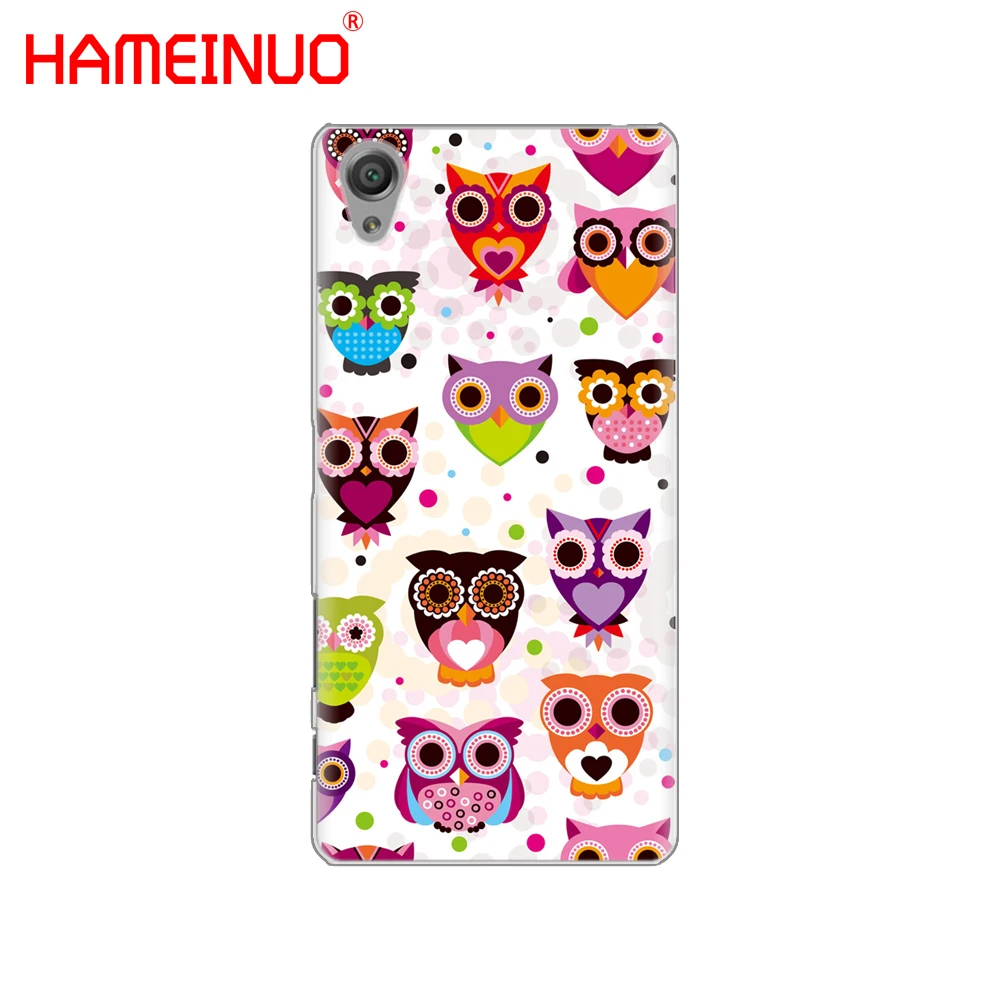 HAMEINUO чехол для телефона с красочными совами sony xperia C6 XA1 XA2 XA ULTRA X XP L1 L2 compact XR/XZ/XZS