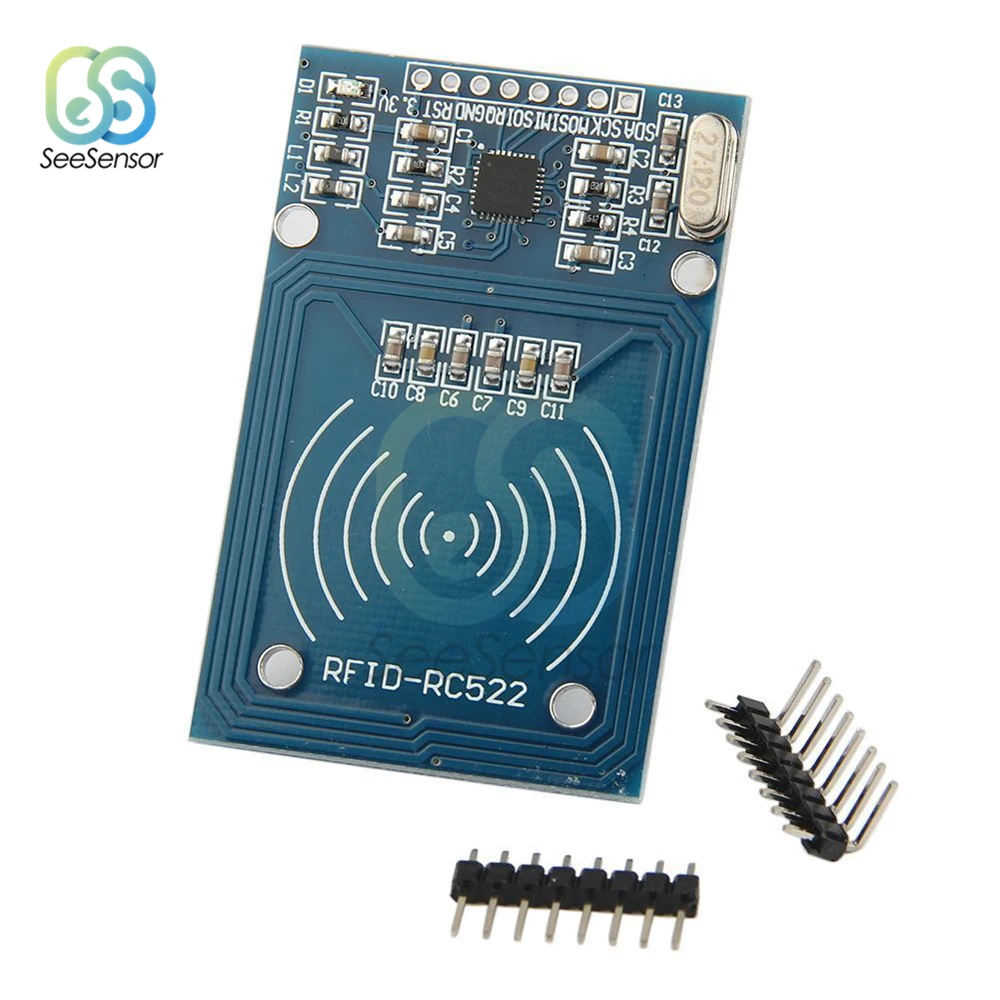 RFID модуль MFRC-522 RC-522 RC522 наборы S50 13,56 МГц 6 см SPI запись и чтение писатель распознаватель смарт-карты для arduino