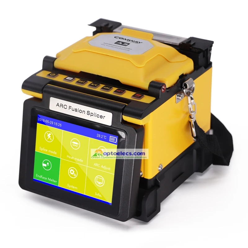 Бесплатная доставка DHL Comway A3 Smart ARC fusion splicer сенсорный экран FTTH FTTX сварочный
