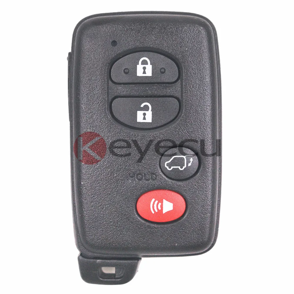 KEYECU Новый Uncut умный дистанционный чехол для ключей Fob 4B TOYOTA Avalon Camry Highlander RAV4 Sequoia |