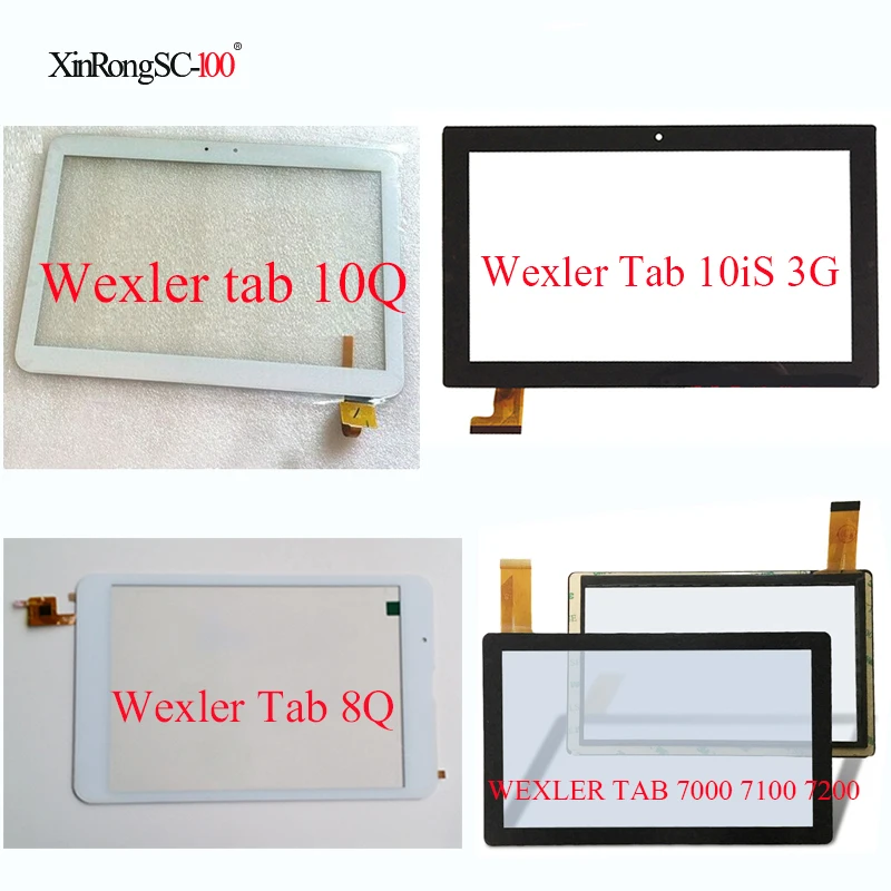 

For Wexler Tab 10iS 3G /8Q/10Q/7000/7100/7200 Tablet touch screen Touch panel Digitizer Glass Sensor replacement