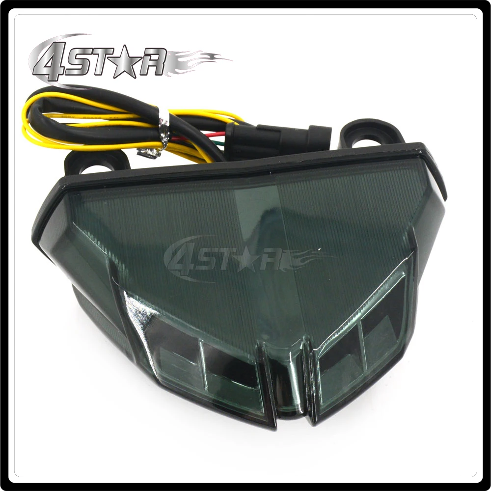 

Motorcycle Somke LED Rear Turn Signal Tail Stop Light Lamp Integrated Brake Light For DUCATI Streetfighter S 848 1100