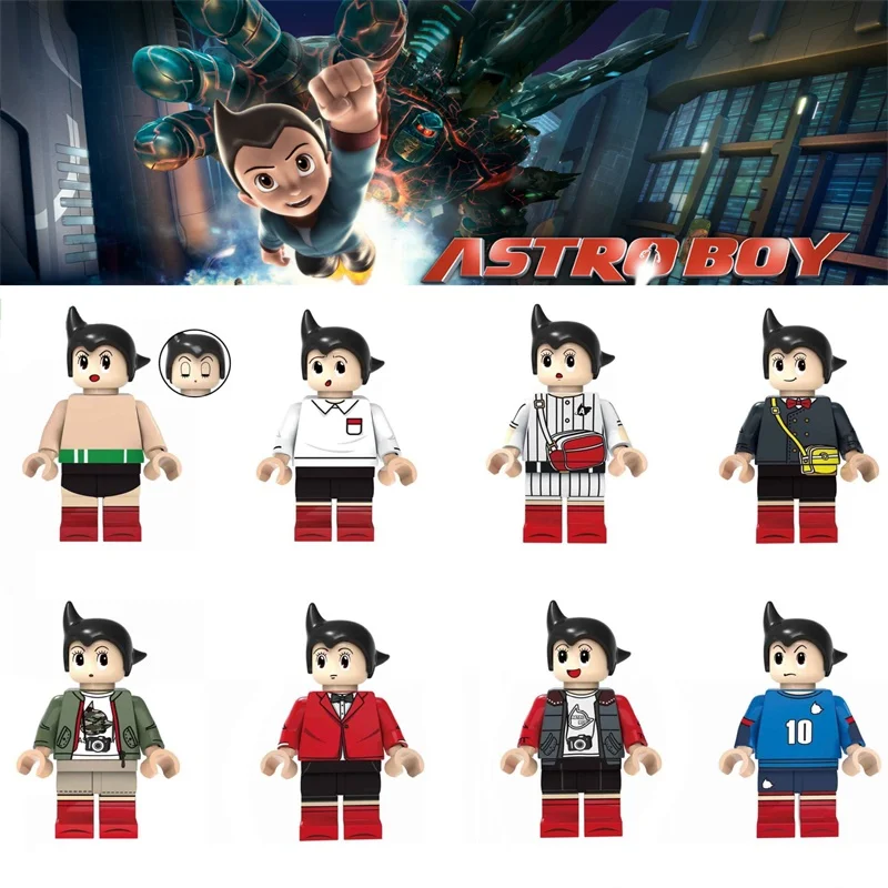 

Single Sales Block Famous Cartoon Character Cartoon Building Block Boy Building Toy Brick Digital Collection Children Toy Gift