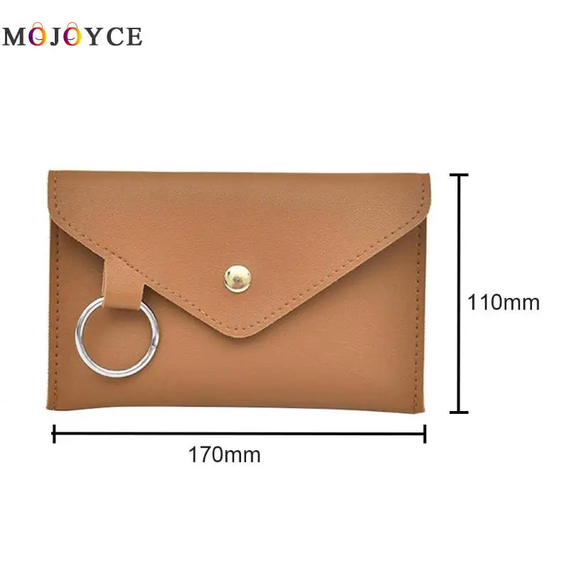 Женский Простой Конверт мягкая искусственная кожа поясная сумка чистый цвет
