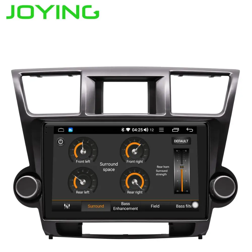 Sale 10.1" Head Unit Android 8.1 Car radio Stereo 2GB+32GB Built-in DSP Carplay For Toyota Highlander 2009-2014 GPS No DVD Player 5