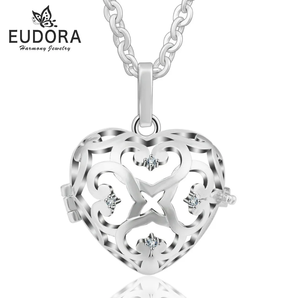 5 шт. ожерелье Eudora Harmony в форме шара сердце цветов подходящее для ожерелья с