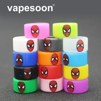 

100pcs Spiderman vape band ring for 18-25mm e cigarette TFV8 TFV12 MELO 300 MELO 3 MINI Tank Atomizer