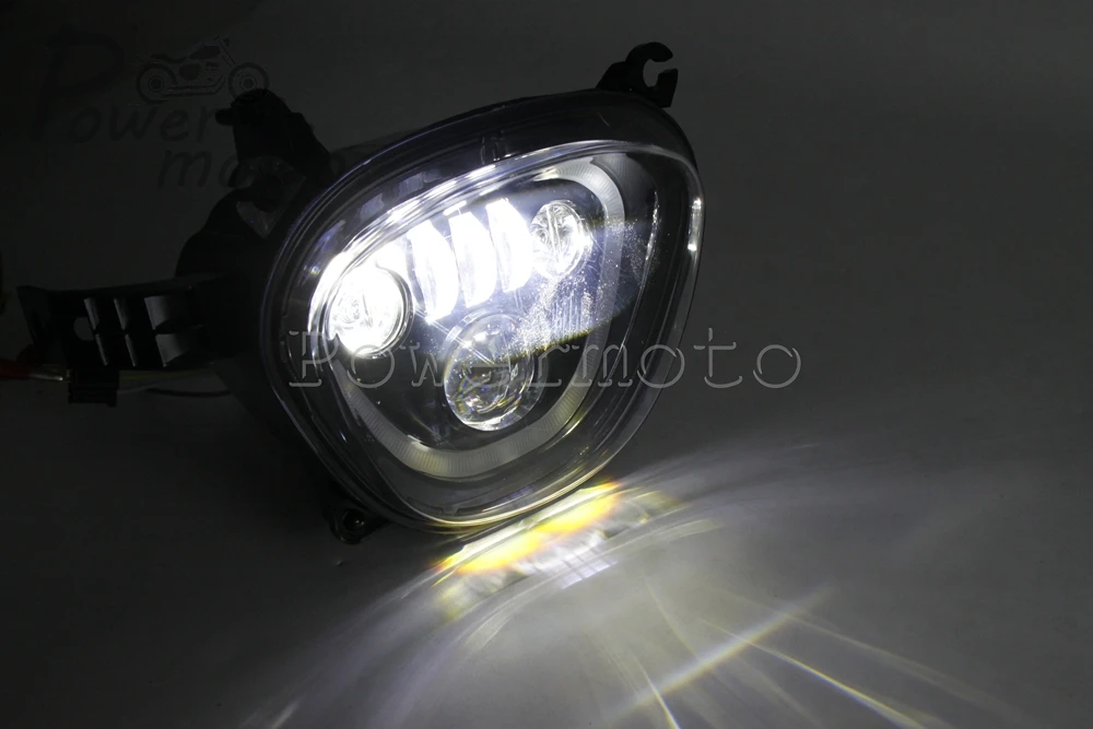 Мотоцикл светодиодный головной светильник бег светильник для Suzuki бульвар C90 M90 M109 M109R BOSS VZ1500 VZR1800 охранной Cruiser лампа 06-19
