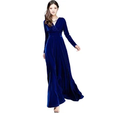 Long font b Dress b font Plus Size S 3XL Women Winter font b Dresses b