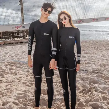 

Swimming Clothes For Women Swimsuit Korea Surf Swimwear Indoor Teenagers 2019 Rash Guard Rashguard New Sports Long Sleeve Pants
