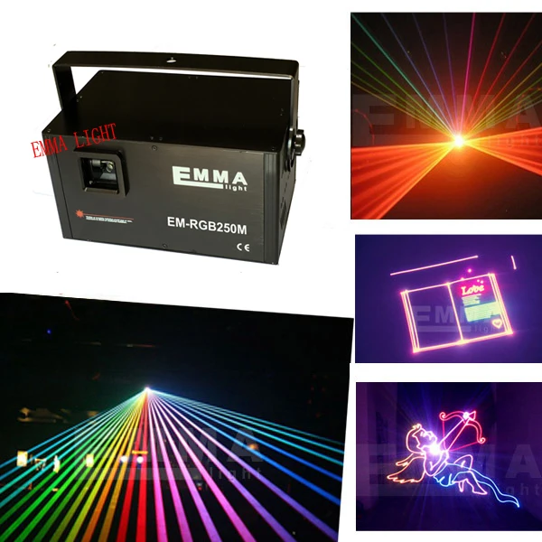 

3.5 Watt 3D RGB ILDA DMX Club Party Laser stage light with SD Card 3.5W Projector