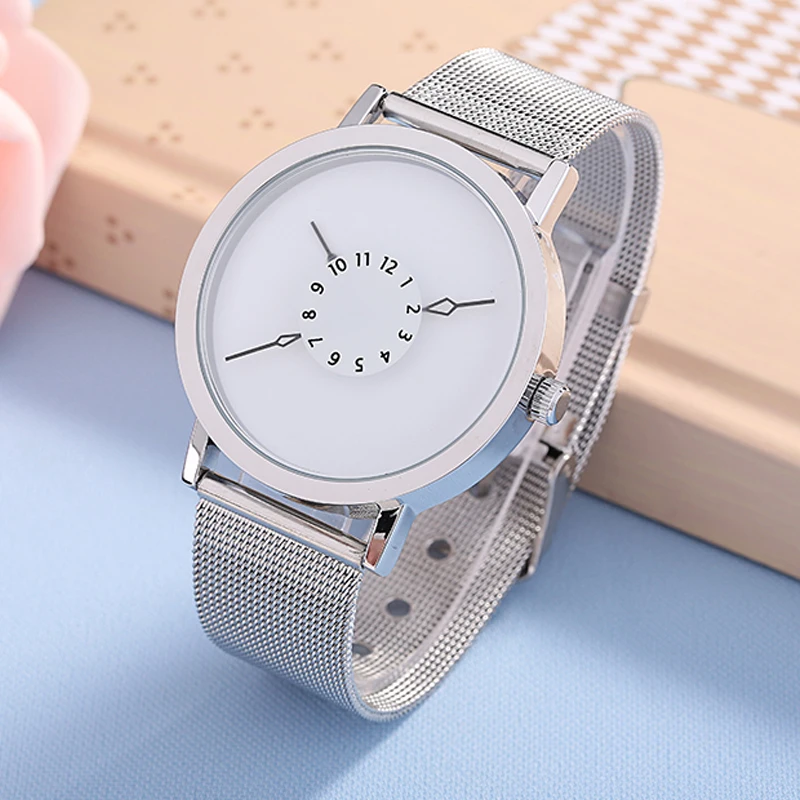 Fashion Women's Watch Waterproof Stainless Steel Mesh Belt Quartz Wristwatches Simple Casual Men's Watches Free Shipping Sale Fashion Women's Watch Waterproof Stainless Steel Mesh Belt Quartz Wristwatches Simple Casual Men's Watches Free Shipping Sale