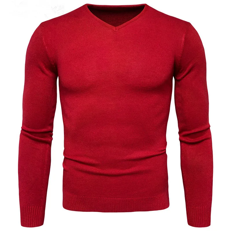 YFFUSHI 2017 New font b Men b font font b Sweater b font V Neck Long