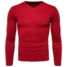 YFFUSHI 2017 New font b Men b font font b Sweater b font V Neck Long