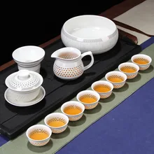 Прямая с фабрики золотой чехол соты 13 чайный сервиз чайный набор кунг-фу Подарочная коробка оптом